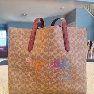 Coach rexy tote pride
